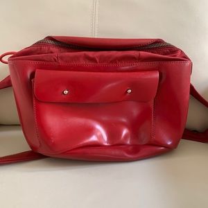 Jean Paul gaultier red hand bag.